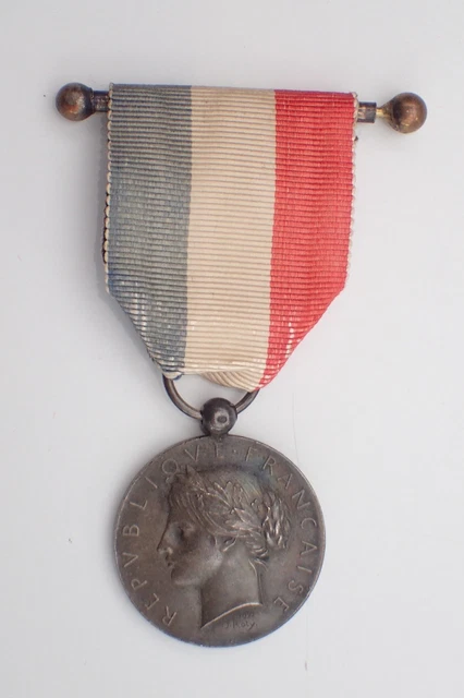 Médaille République Française - Ministère De L'Intérieur - Par ROTY - Vintage