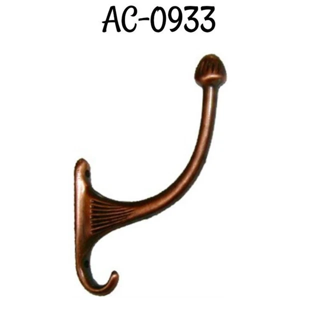 Single coat hook antique copper finish Coat Rack Hat Rack Vintage old style