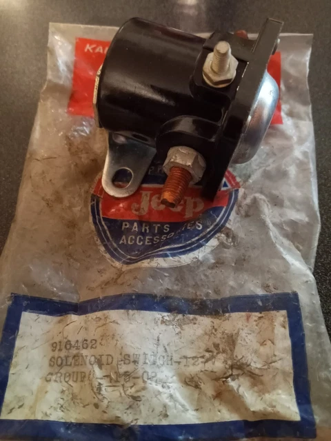 NOS Kaiser Jeep CJ Starter Solenoid Remy 12V CJ5 CJ6 CJ3B 916462