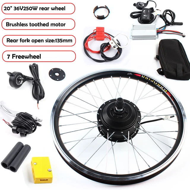 Picture of E-BIKE REAR WHEEL Motor Hub Conversion Kit 36V Electric Bicycle Cycling ...