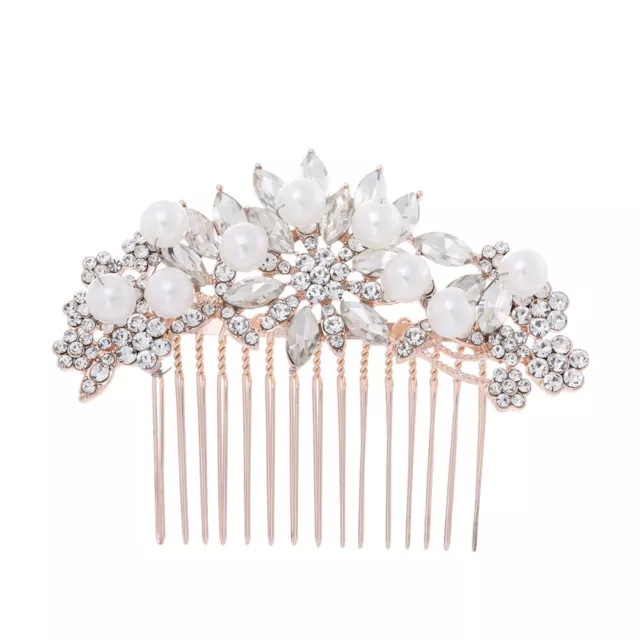 Photography Props Hair Accessories Rhinestone Headpiece Comb