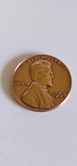 Moneda De Un Centavo / De Usa - 1964 / De Cobre