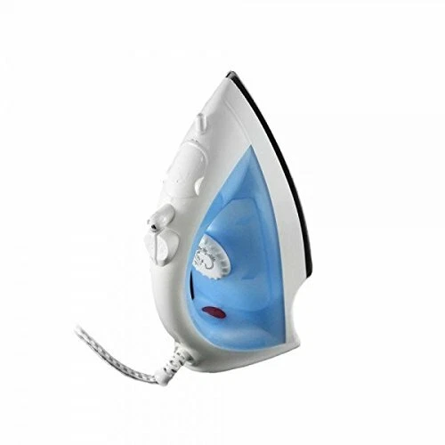 Fer à Vapeur Clatronic DB 3717 Brosse Vapeur 1100W - Repassage Vertical/ Horizontal - Semelle Céramique - Réservoir 200ml - Blanc/Bleu Brosse Vapeur Repassage