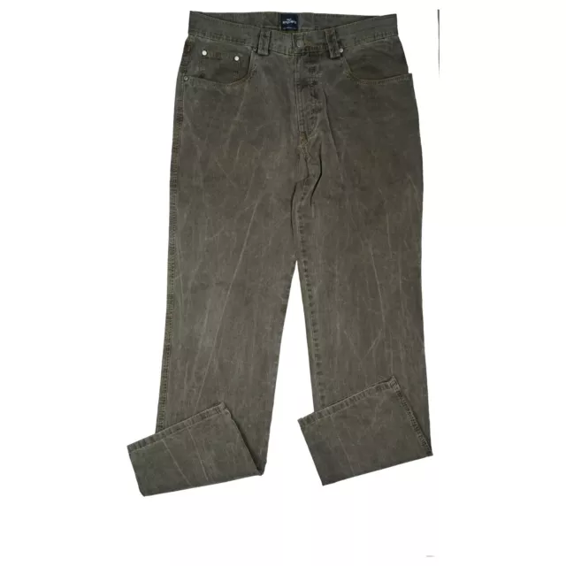 ENGBERS Uomo Stretch Jeans Pantaloni Straight Leg Regular 50 M W33 L34 Used Grigio