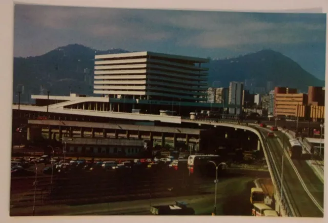 Kowloon Canton Railway Terminal Hong Kong Continental-Sized Postcard