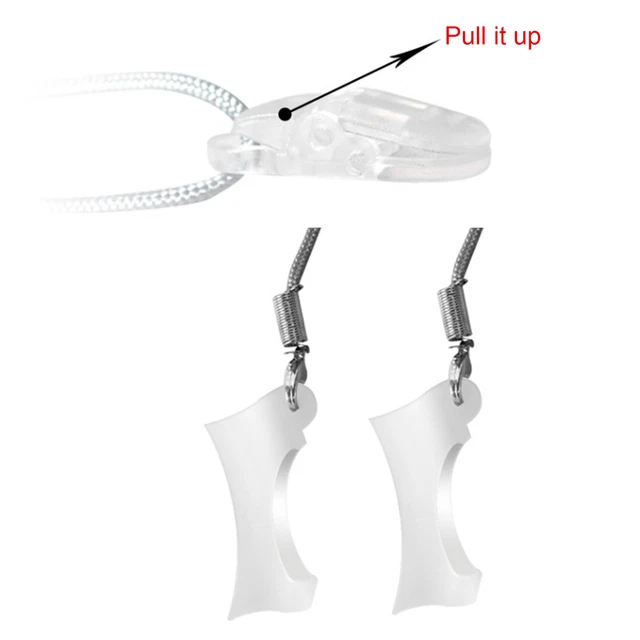(A13) Soporte de fijación para audífonos de un solo clip para prevenir audífonos perdidos TDM