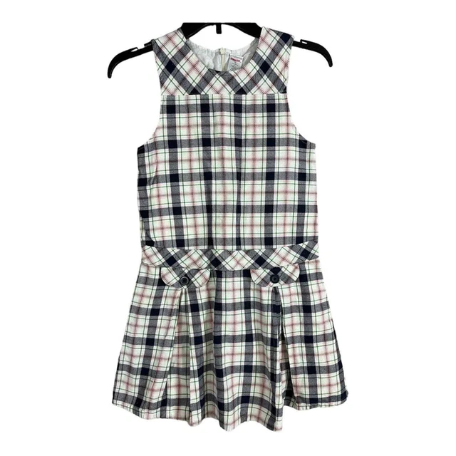 Gymboree plaid girls dress size 10 sleeveless