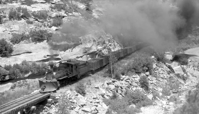 RGS RIO GRANDE Southern Railroad Train Engine No 41 Old Train Photo $9. ...