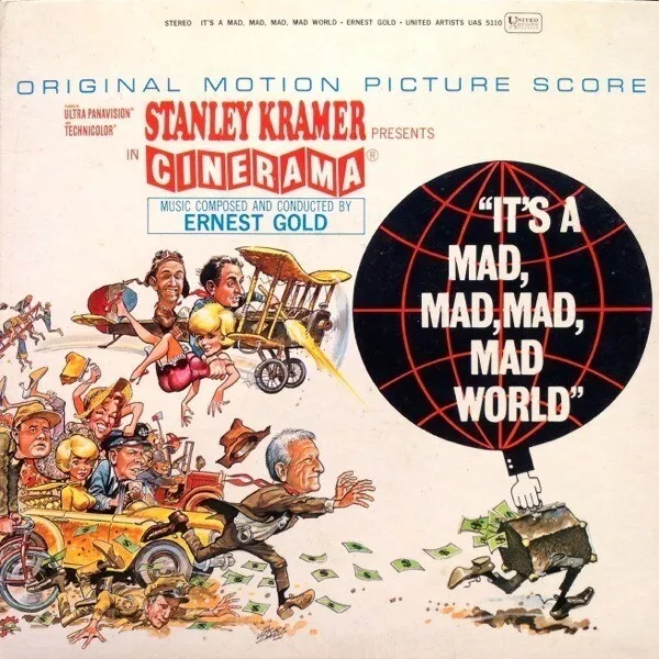 Ernest Gold Its A Mad, Mad, Mad, Mad World OST GATEFOLD NEAR MINT Vinyl LP