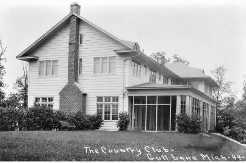 The County Club Gull Lake Michigan MI Reprint Postcard