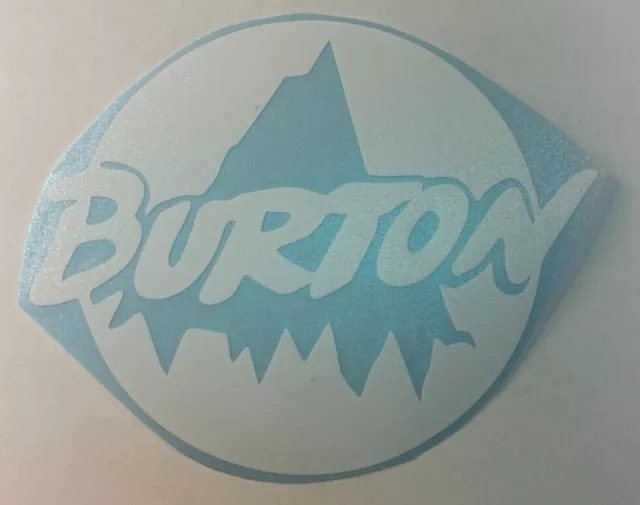 Burton Logo #4 - Die Cut Vinyl Decal Sticker Outdoor Vintage Snowboard Ski Skate