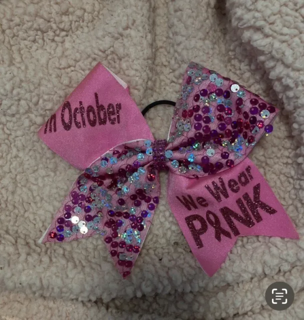 In October We Wear Pink Hair Bow