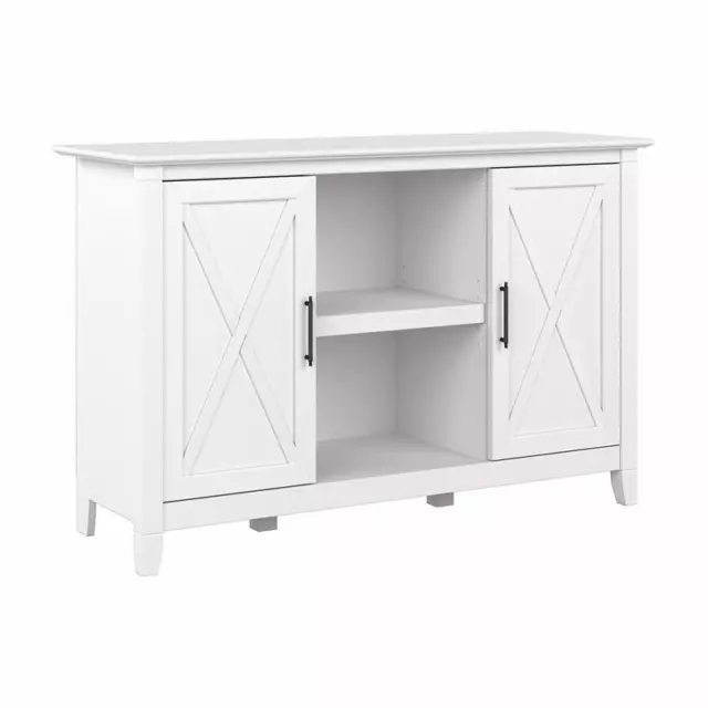 Pemberly Row Accent Cabinet with Doors in Pure White Oak - Engineered Wood