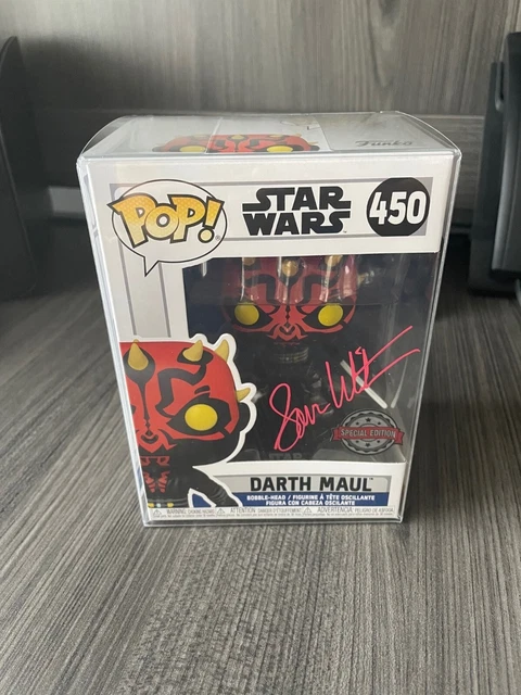 Funko Pop - Sam Witwer - Signed Darth Maul Star Wars 450 Autographed Beckett Coa