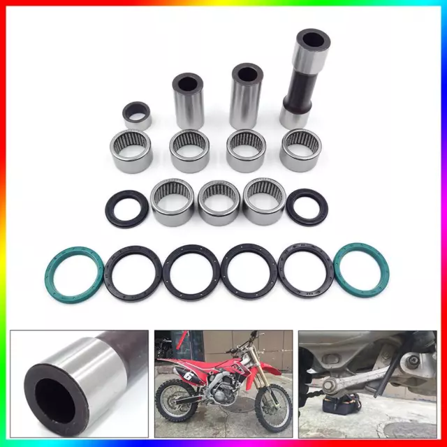 Für HONDA CRF250R 2010-17 CRF450R 2009-2016 Set Gestänge Schwinge Reparatursatz