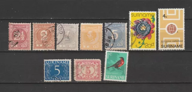 Suriname - Lot De Timbres Oblitérés Et Non Oblitérés Du Suriname