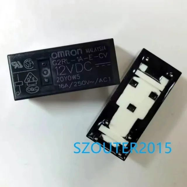 10PCS G2RL-1A-E-CV 12VDC Power Relay 12VDC 16A 6PIN  NEW