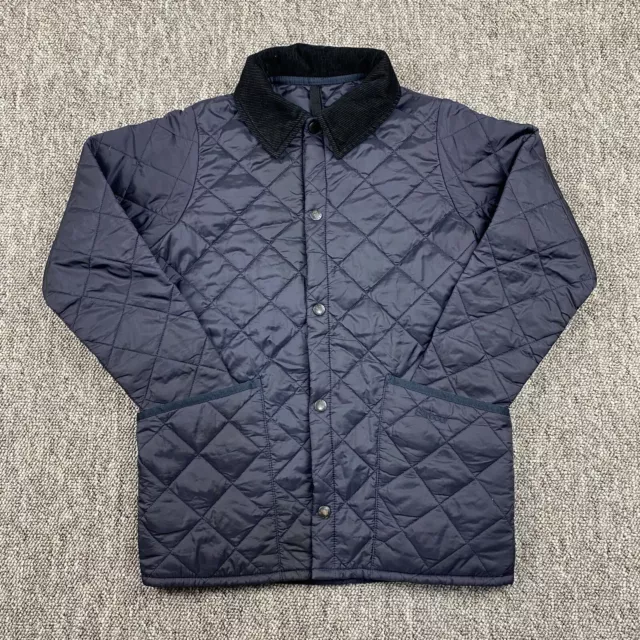 Barbour Women’s Quilted Navy Blue Jacket Size M 8/9