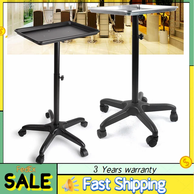 Salon SPA Rolling Tray Tattoo Beauty Equipment Hair Stylist Storage Trolley Cart