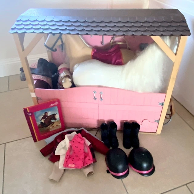 OG OUR GENERATION Horse Stables Bundle With Horses And Accessories £50.