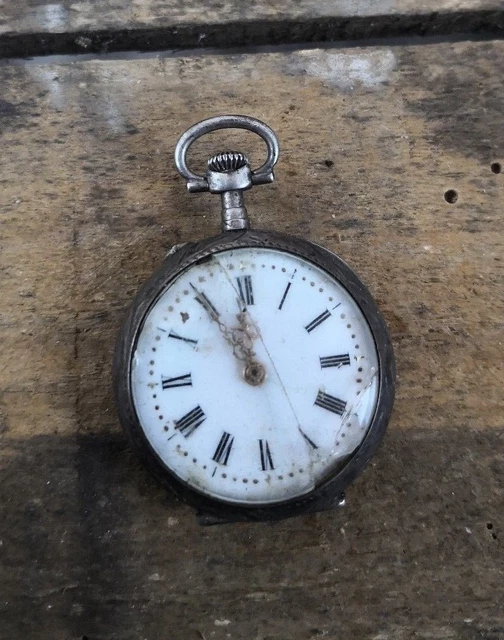 Montre De Poche Ancienne Jean Decret HS - À Mouvement Quartz - À Restaurer - Occasion