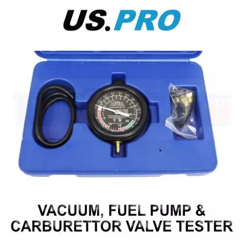 US PRO Tools Vacuum, Fuel Pump & Carburettor Valve Pressure Tester 5395