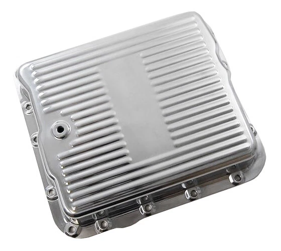 Polished Aluminum GM 700r4 Transmission Pan w/ Gasket and Hardware