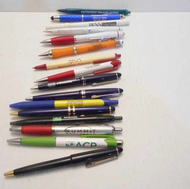LOT OF (16) Ball Point Pens Business Advertisements EUR 8,40
