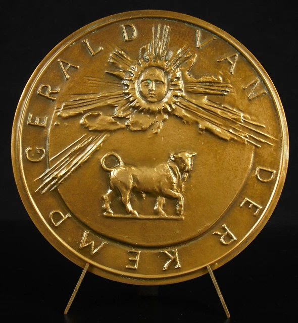 MÉDAILLE GÉRALD VAN der Kemp conservateur Versailles Raymond MARTIN sc