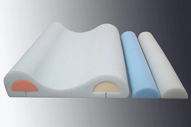 Cloud Nine Pillows Cervical Pillow for Neck Support with 4 Interchangeable Tubes
