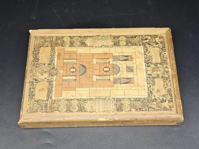 Vintage Richter Architectural Stone Anchor Blocks Toy Building Bricks