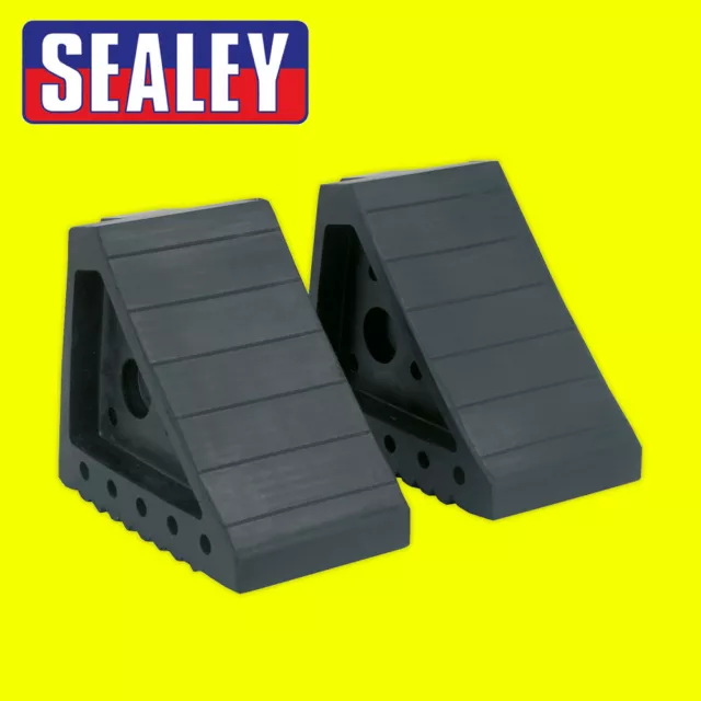 Sealey Paar Gummi-Radstangen - 4 Tonnen Kapazität WC01 - langlebig/stark