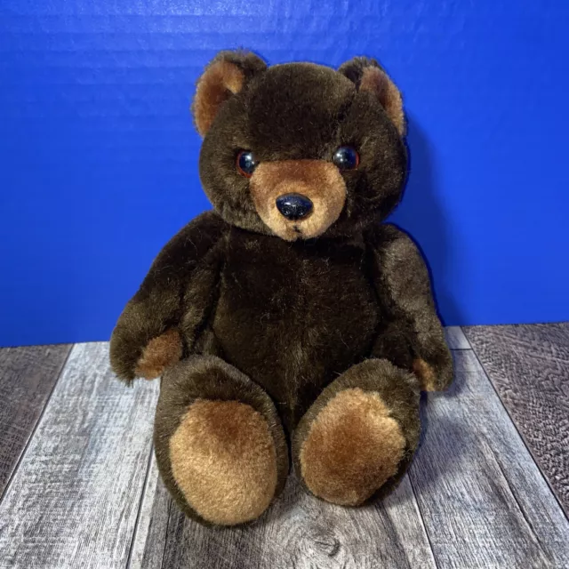 Vintage GERBER Precious Plush Bear Fully Jointed Teddy Posable Lovey Brown 9"