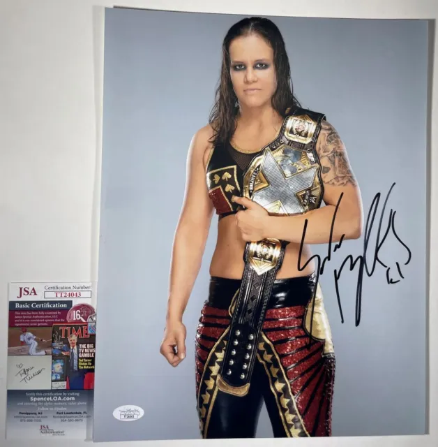 WWE NXT Shayna Baszler Signed 11x14 Photo B Autograph WrestleMania JSA COA
