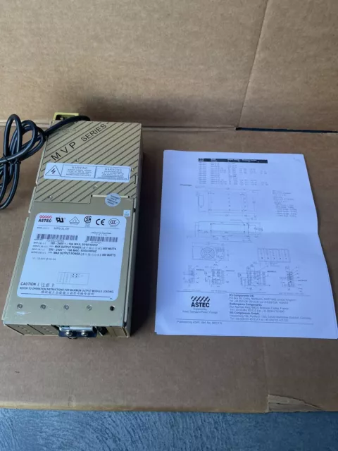 Astec MP6-3L-00  MVP SERIES 600w  Digital Modular Power Supply 73-560-0019 50A
