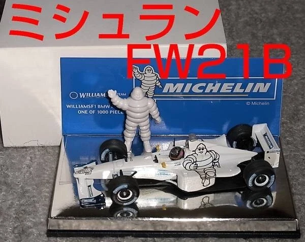 Mini Champs Michelin Bespoke 1/43 Williams Bmw Fw21 Test Car Bibendum Fw21B