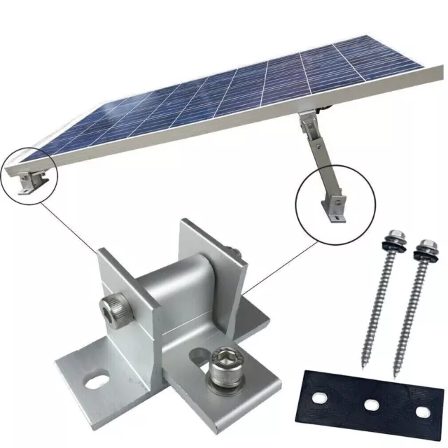 4x supports de modules solaires PV réglables individuellement pour montage...