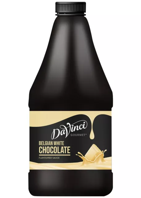 Da Vinci Sauce White Belgian Chocolate Weiße Schokoladensoße 2,5kg + 1 Pumpe Set 3