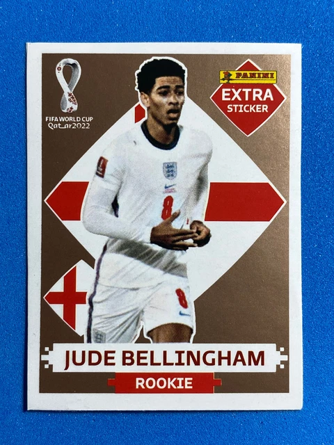 PANINI WORLD CUP Qatar 2022 Extra Sticker BRONZO Jude Bellingham Ed ...