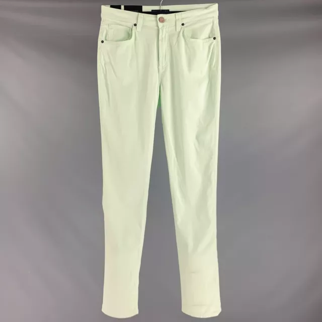 MONFRERE Size 31 Mint Green Cotton Blend Slim Cut Casual Pants