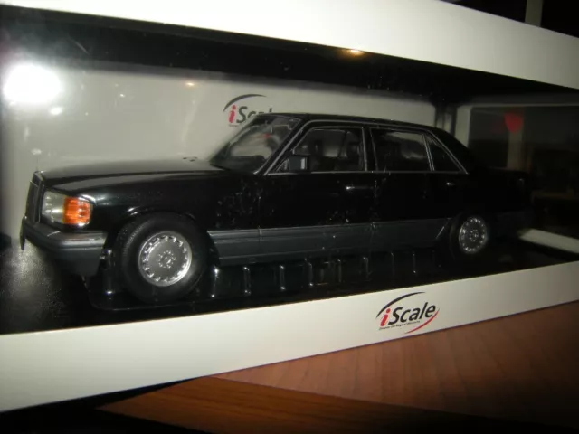 1:18 iScale Mercedes-Benz S-Klasse W126 1985 black/schwarz in OVP