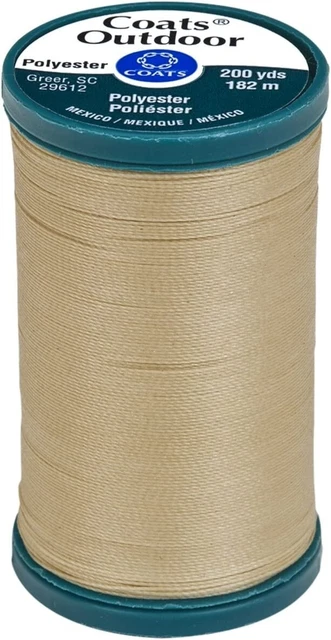 Paquete de 3 abrigos hilo de estar al aire libre mini carrete King 200 yardas-Buff -D71-0017