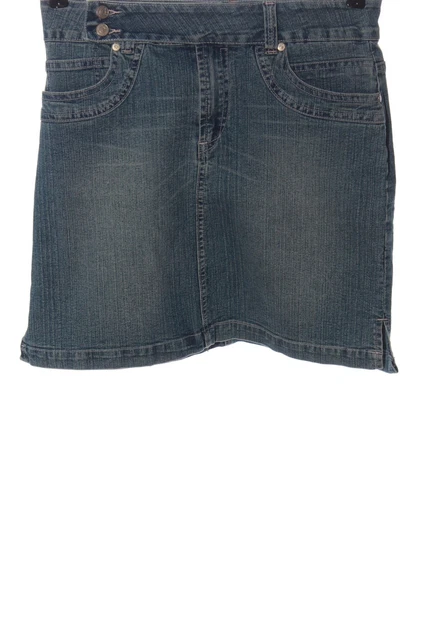 NICE DENIM Gonna di jeans Donna Taglia IT 42 blu stile casual