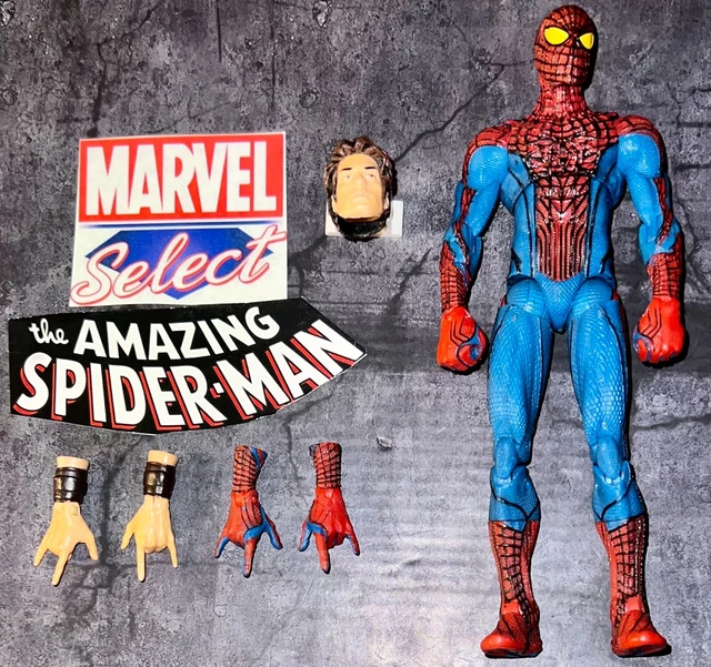 Marvel Legends Diamond Select Movie Amazing Spiderman 7" Unmasked Figure Variant