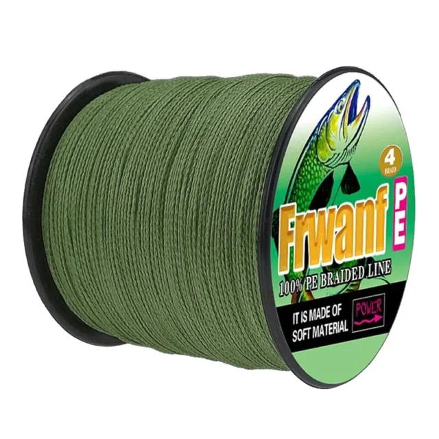 1X( PE Ligne de PêChe TresséE 4 Brins 100 M Fil de Multifilament Super Fort4480