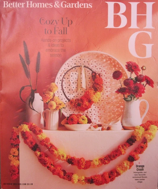 BETTER HOMES & Gardens October 2023 - Cozy Up To Fall Hands On Projects