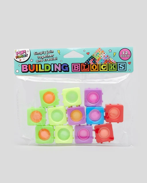 Get It Now Building Block 12 Pop It Toy