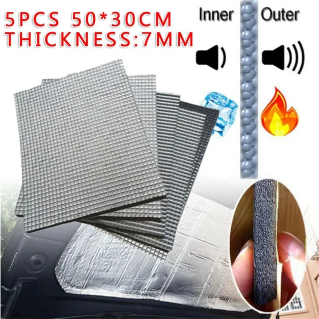 5 pz tappetino isolante porta auto per riduzione rumore e isolamento termico