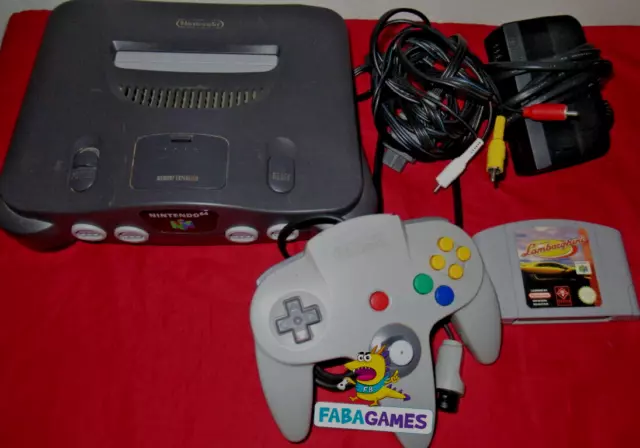 N64 Console Nintendo 64 + | Automobili Lambroghini | Nintendo64 - PAL