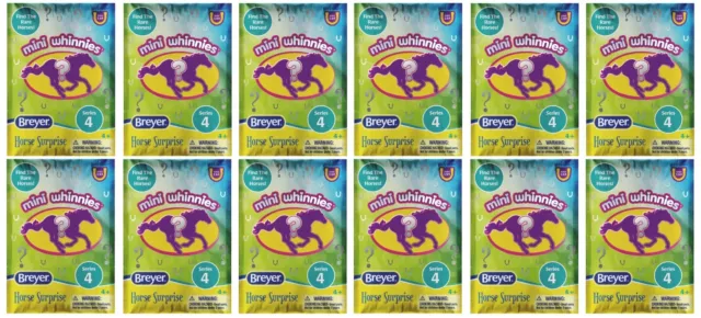 Breyer Horses Mini Whinnies Series 4 #300201 Surprise 12 Pack